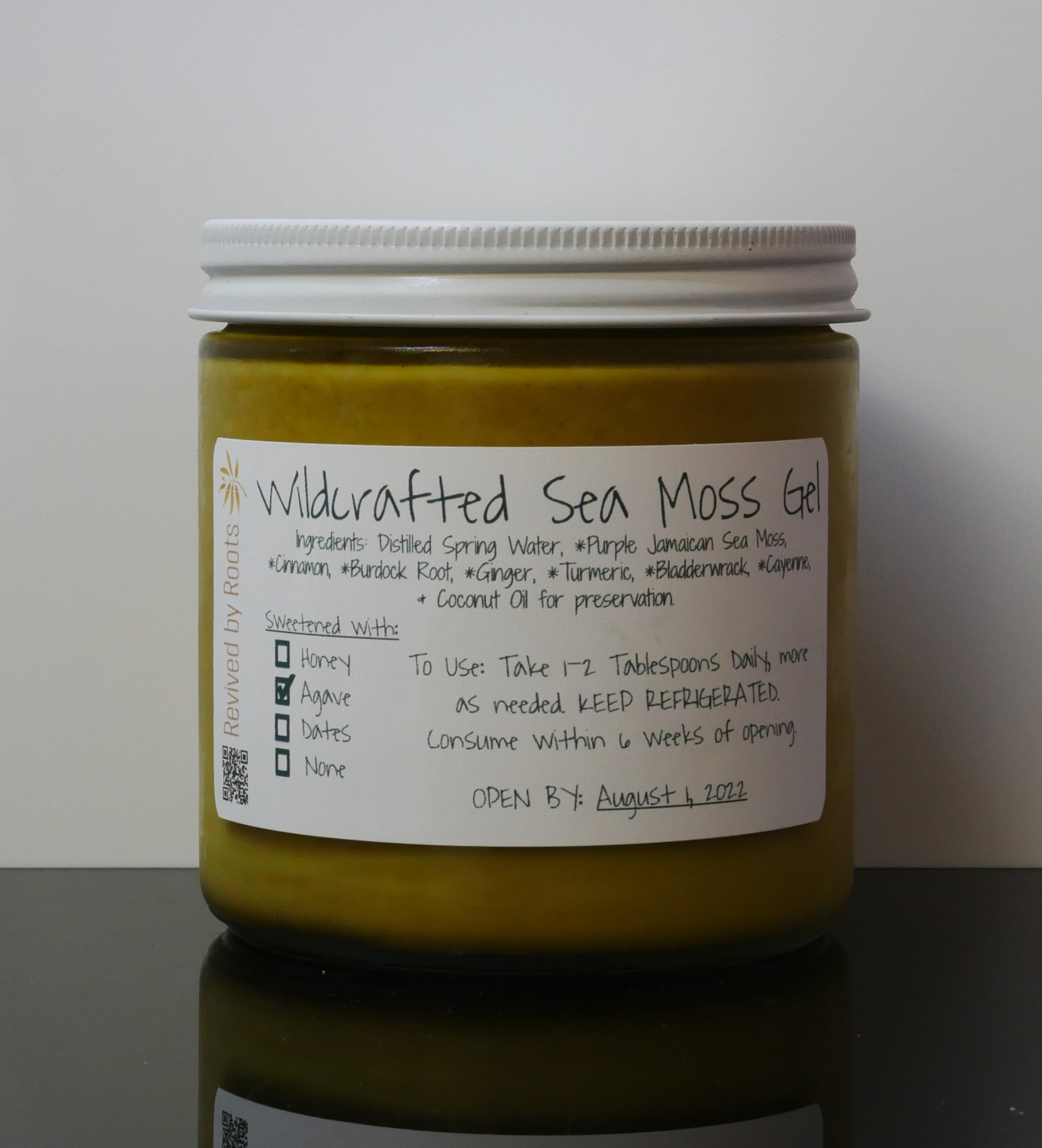 Sea Moss Gel (Wildcrafted) - All Natural Herb Remedies by Revived By Roots