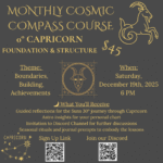 Monthly Cosmic Compass Course